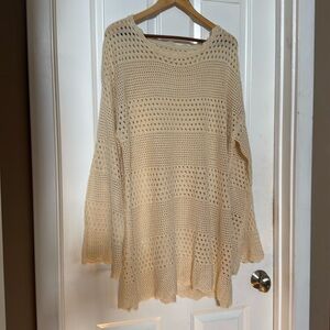 Cupshe XL crochet cover, dress or long top